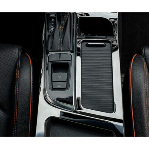for Hyundai Sonata 2015-2017 Black Inner Gear Shift Box Frame Cover Trim Steel