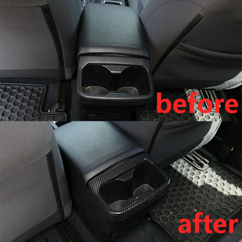 Carbon fiber car start/stop button cover sticker suitable for Mercedes-Benz ABC GLC