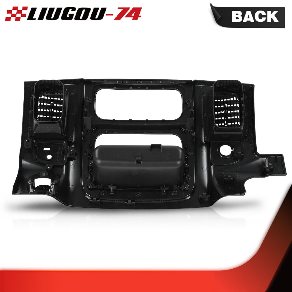 Suitable for 02-05 for Dodge for Ram Black Dashboard Radio Bezel Climate Trim Panel Air Vent Storage
