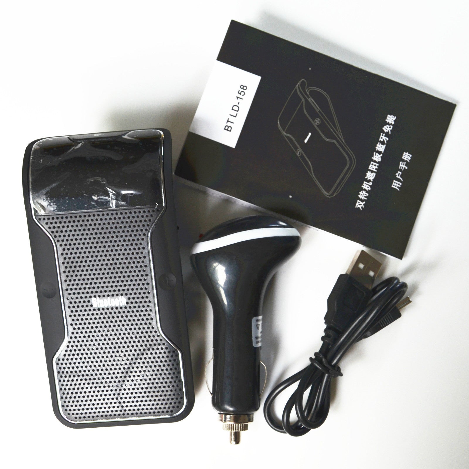 Car Hands Wireless Bluetooth Phone Speaker Sun Mobile Handsfree Speakerphon