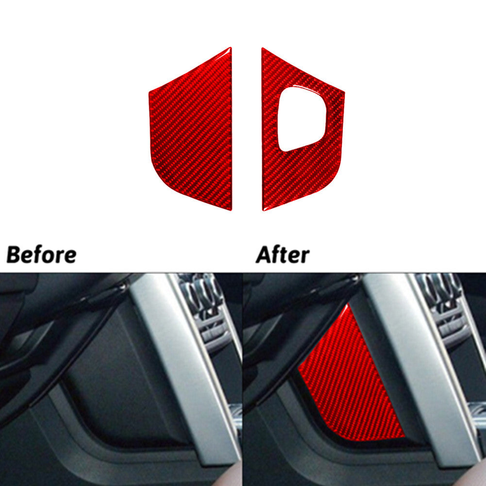 Red Carbon Fibre Gear Shift Trim for Land Rover Discovery Sport 2015-19