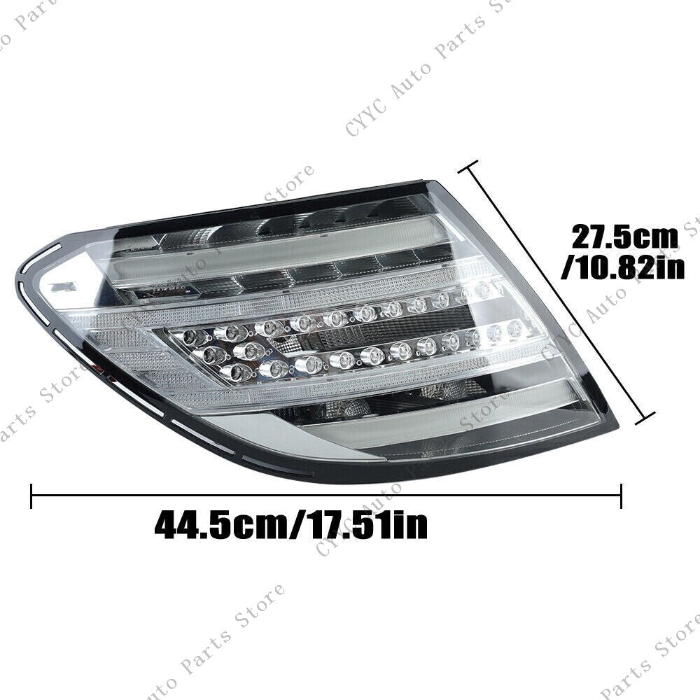 1Pair Rear LED Tail Lights For 2011-2014 for Mercedes Benz Class C W204