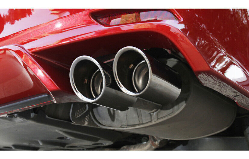 For 2018-2023 for Toyota for Camry 4P Glossy Black Rear Exhaust Pipe Tail Muffler Tips
