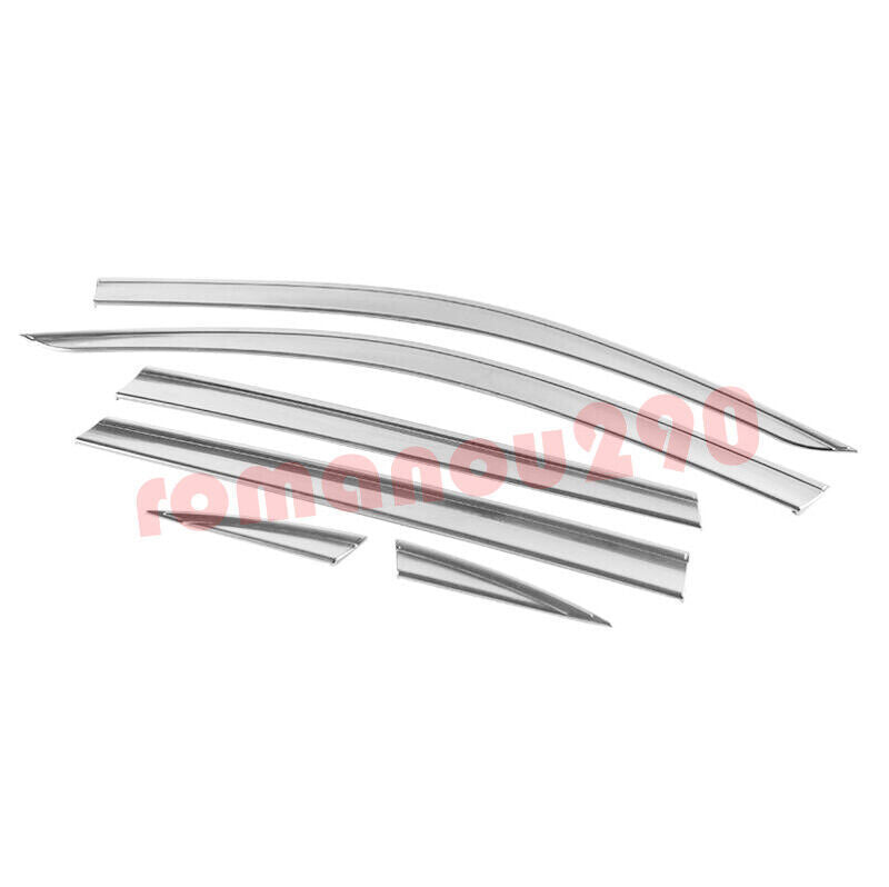 for Porsche for Cayenne 2011-18 silver Window Visor Vent Sun Shade Rain Guard Shield