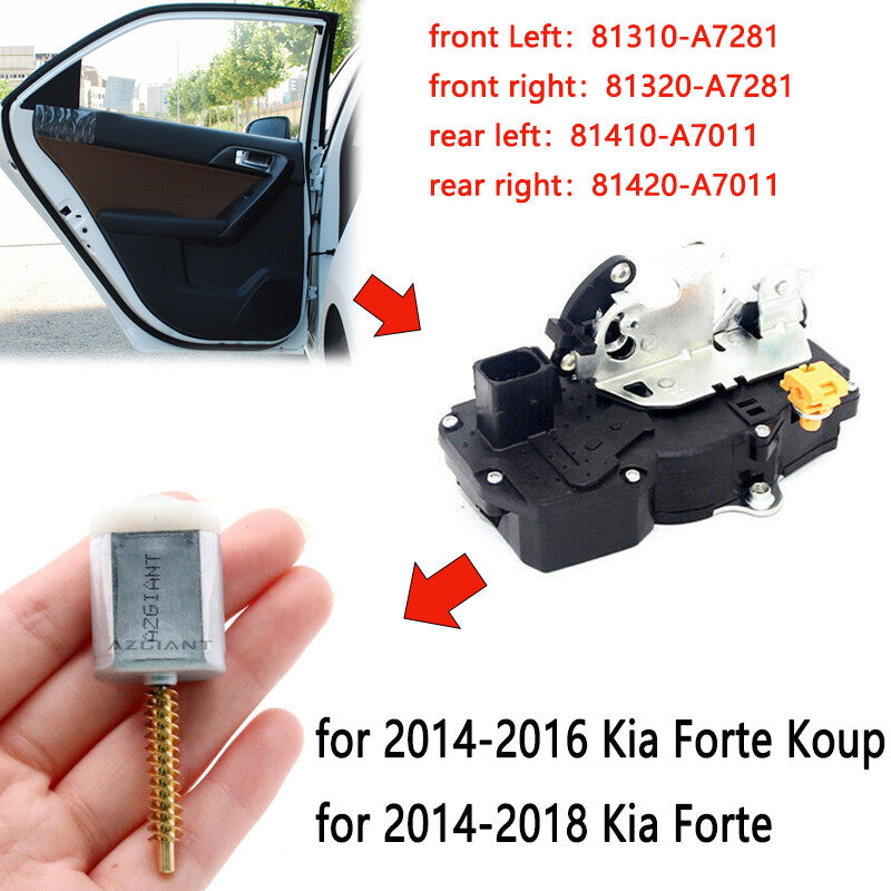 Automotive door lock actuator motor 81310-A7061 / 81320 - A7061 suitable for Kia Forte 2014-2016