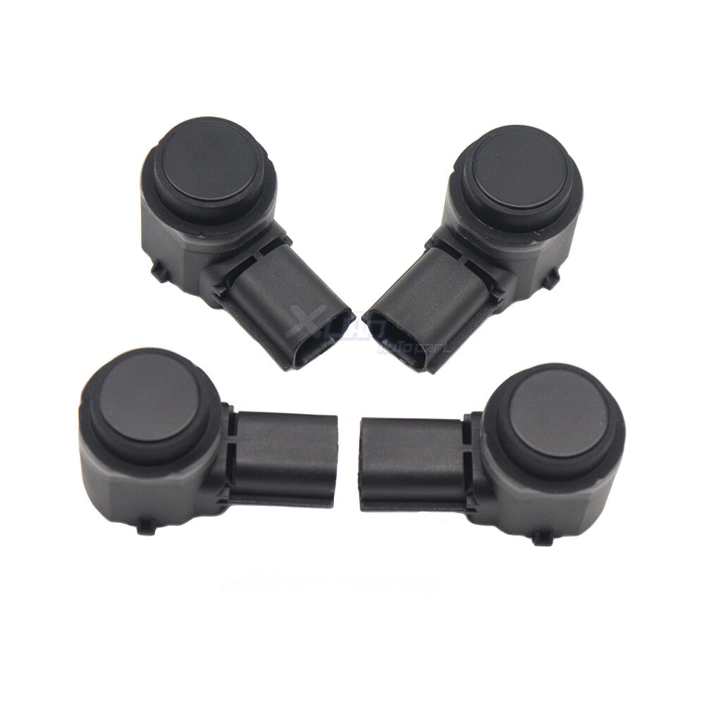 4-pack Parking Assist Sensors FR3T-15K859-AAW for 2015-2017 for Ford Explorer (Black)