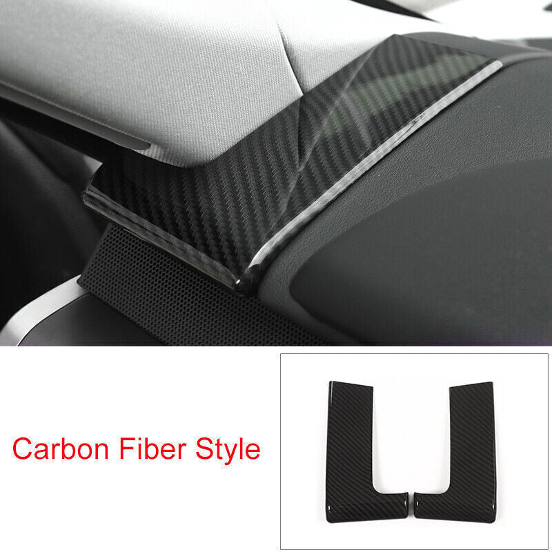 for Range Rover Sport 2014-2022 Carbon Fiber ABS Instrument Both Side Cover Trim