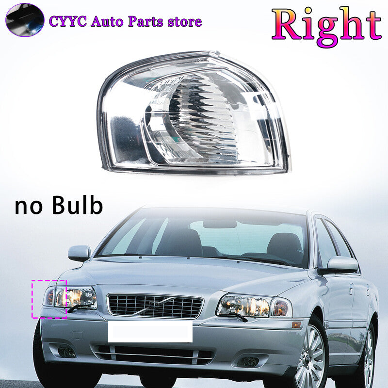 Right for Volvo S80 1999-06 Front Bumper Corner Light Turn Signal Light NO Bulb