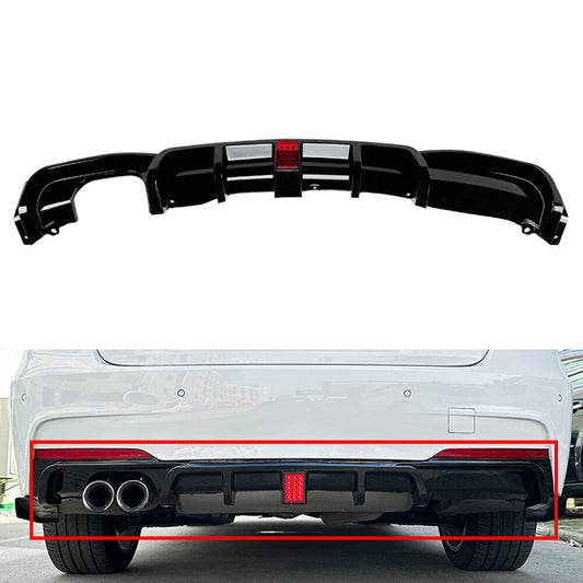 Rear Bumper Protector Spoiler Lip for BMW 3 Series F30 F31 F35 M Sport 12-19 13