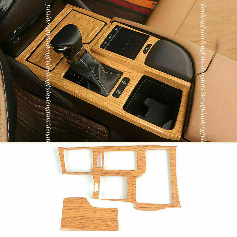 for Lexus ES350 300H Wood Grain ABS Inner Gear Shift Box Panel Cover 2019-2022