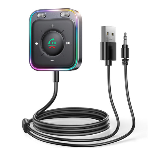 Bluetooth 5.3 Wireless Receiver Adapter Car Stereo Audio USB AUX TF Hands-Free