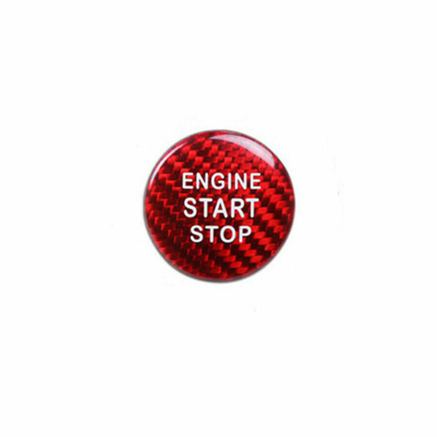 Carbon fiber engine start/stop button cover for Toyota 86 2013 - 19