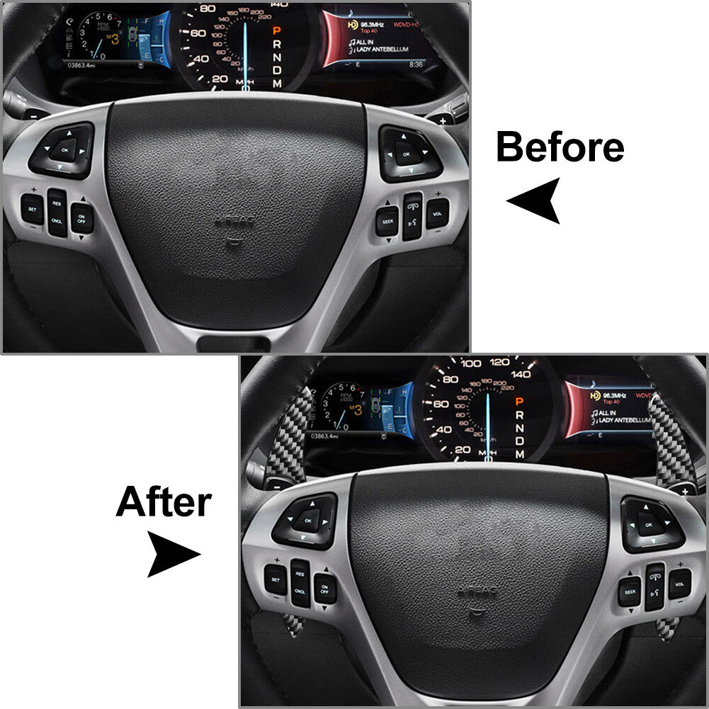 Steering Wheel Shifter Paddle Extension for Ford Explorer 2013-2019 2014