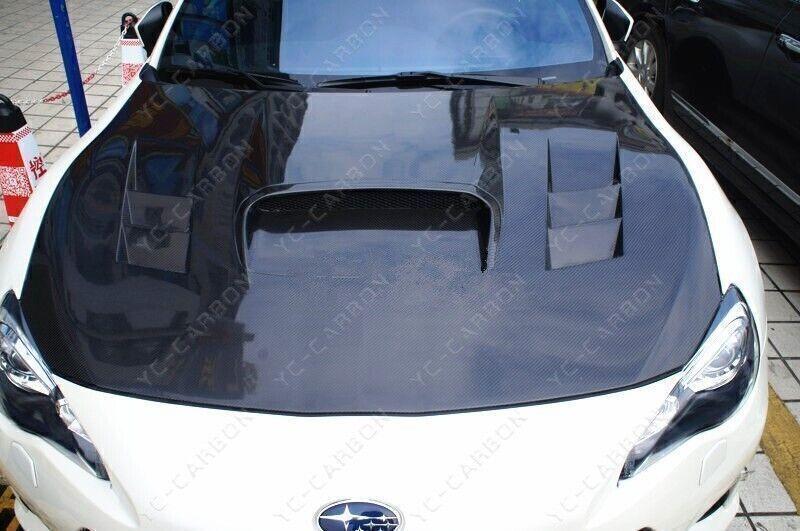 Carbon fiber hood for GT86 FT86 2012 - 2019 ZN6 FRS BRZ ZC6 engine panels