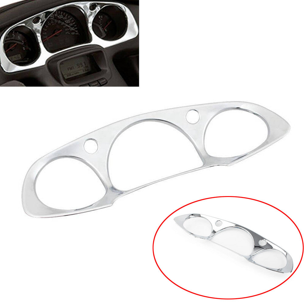 Chrome Instrument Panel Accent Cover ABS Trim for Honda Goldwing GL1800 2001-11