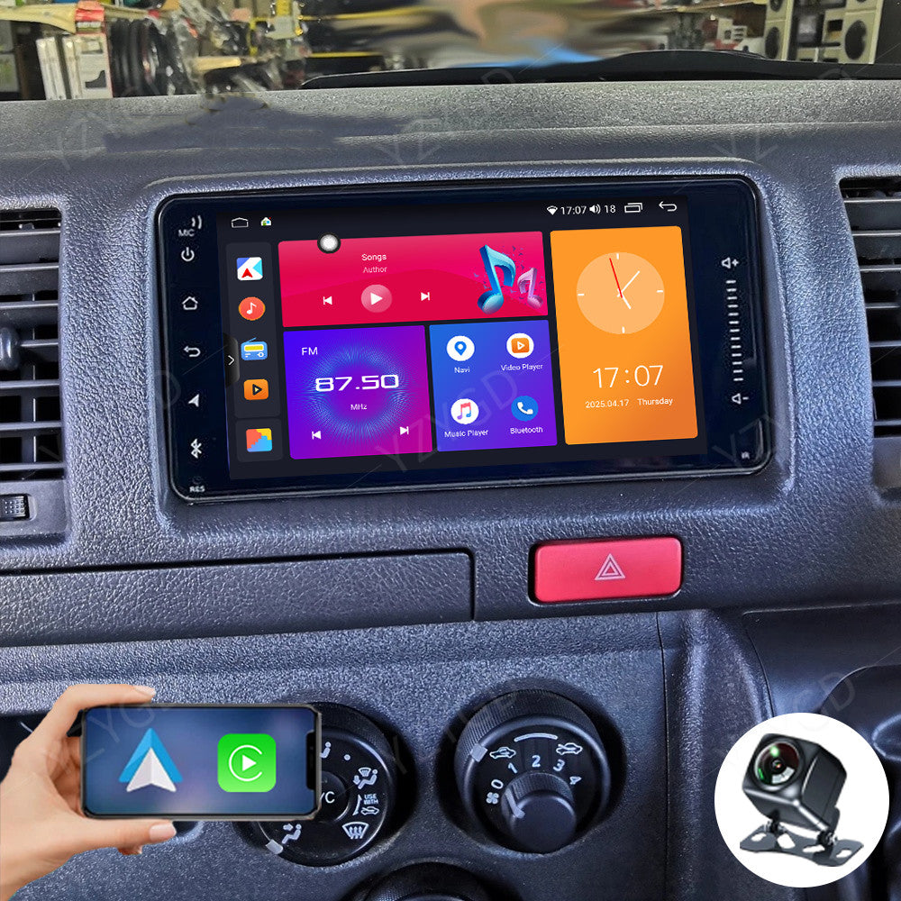 7inch for Toyota Hiace 2004-2019 Android Auto CarPlay Car Stereo Radio GPS Navi
