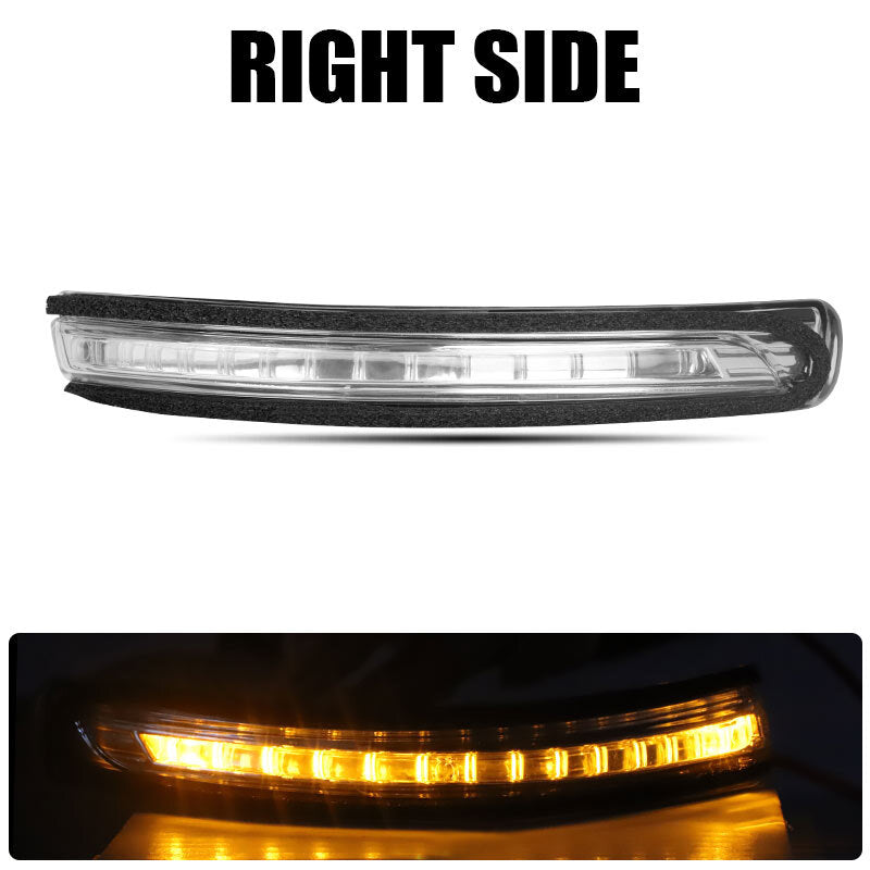 1x Mirror LED Turn Signal Indicator Light Right Passenger for Kia Rio 2012-2017