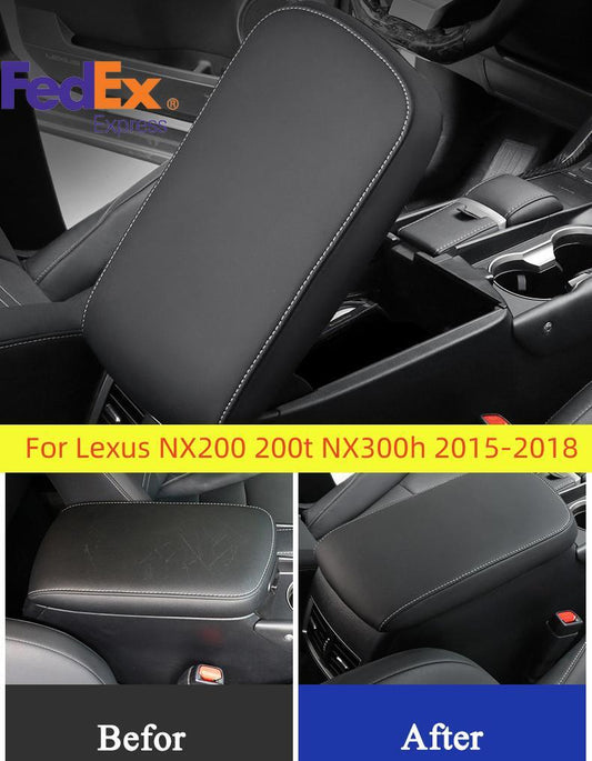 Center Console Armrest Box Surface Cover for Lexus NX200 NX200t NX300h 2015-2018