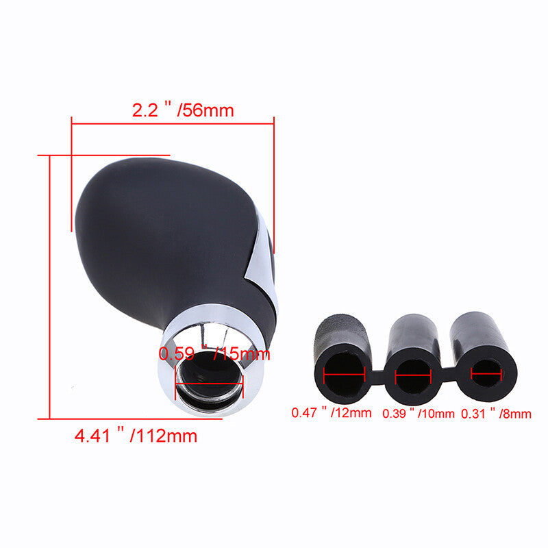 Car Universal Manual Gear PU Leather Grip Shifter Handle Stick Shift Knob Lever