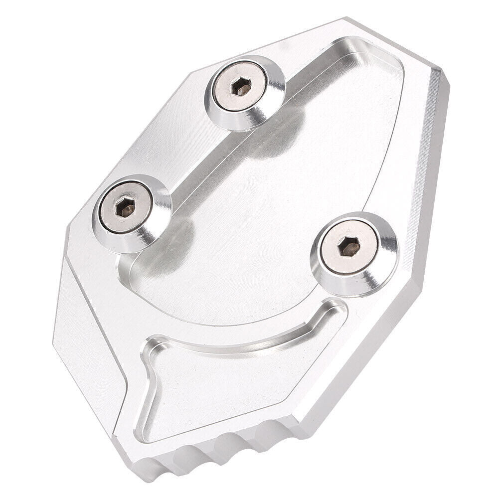 Fit for Kawasaki GTR1400 2008-11 ZX-4R 2011-12 Motor Kickstand Side Stand Pad SILVER