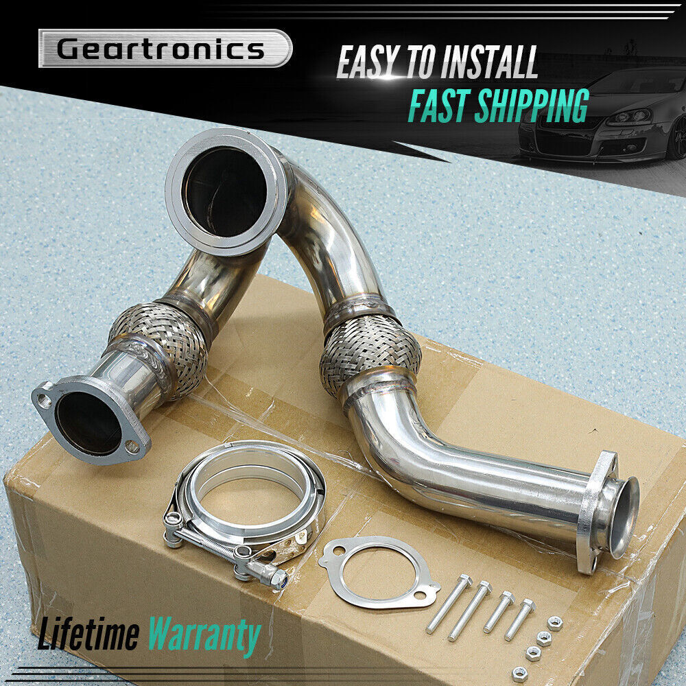 Y-Pipe Up Pipe Turbo Install Gasket Clamp For 03-07 for Ford 6.0