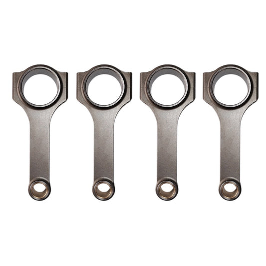 4-piece forged 4340 H-BEAM connecting rods, 5.459 inches, for Honda D16L for CIVIC CRX boltless design.