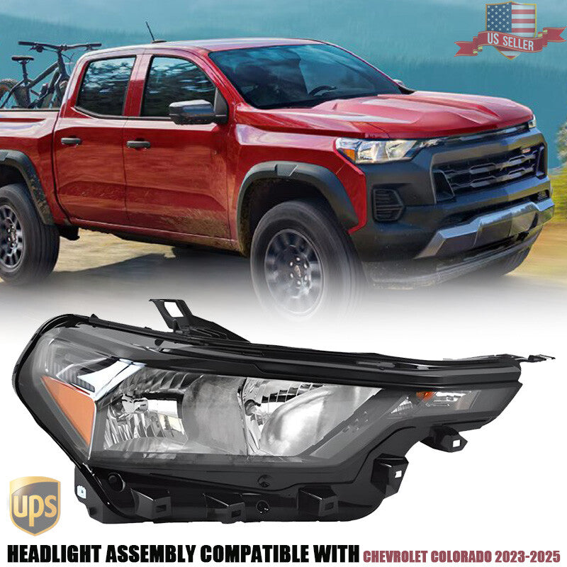 For 2023-25 for Chevrolet Colorado Halogen Headlight Assy RH Passenger Side 85045267