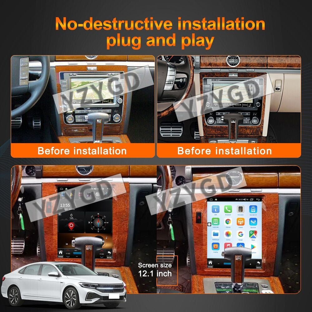for Volkswagen Phaeton 2003-2013 CarPlay Stereo Car Radio Receiver GPS Screen