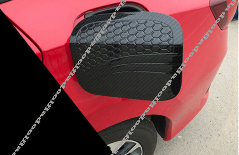 for Honda for Civic Sedan 2016-2021 Carbon Fiber Fuel Tank Cap Oil Gas Cover Trim