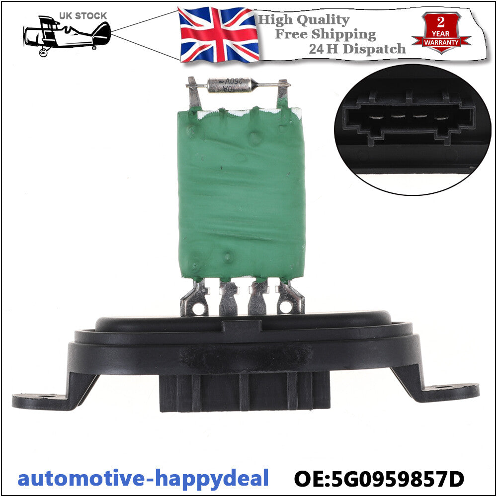 HEATER BLOWER RESISTOR FAN MOTOR RESISTANCE for VW T5 TRANSPORTER MK5 7E0959263C