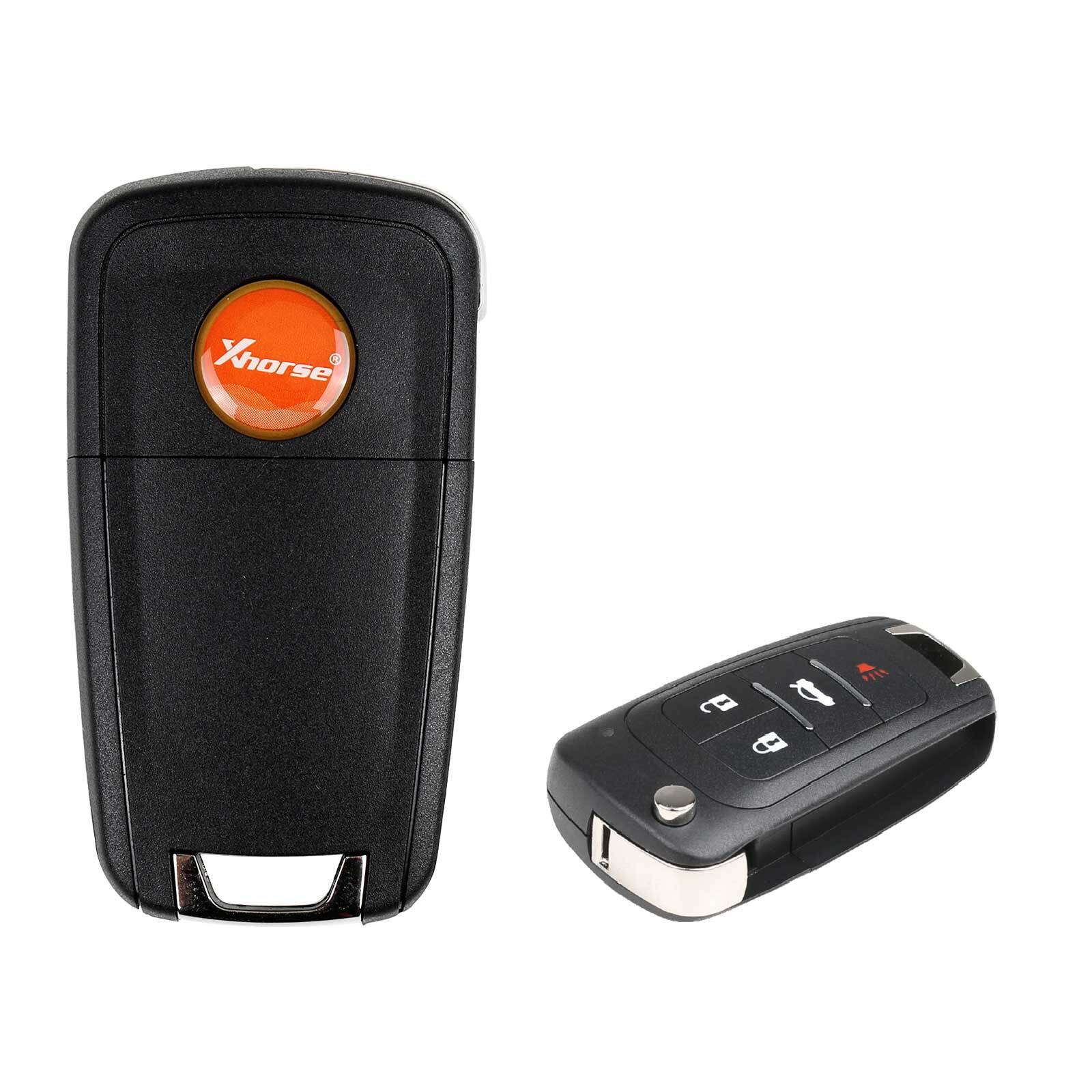 XNBU01EN Wireless Remote Key for Buick Flip 4 Buttons For VVDI Key Tool