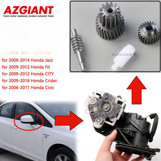 Side mirror folding motor gear kit for 2006-2011 for Honda Civics.