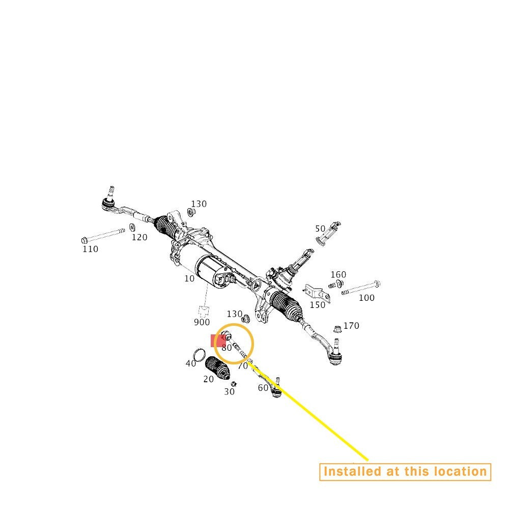 Equipment Manufacturer : 4633380100- (for Mercedes-Benz C G500 G63 internal ball joint)