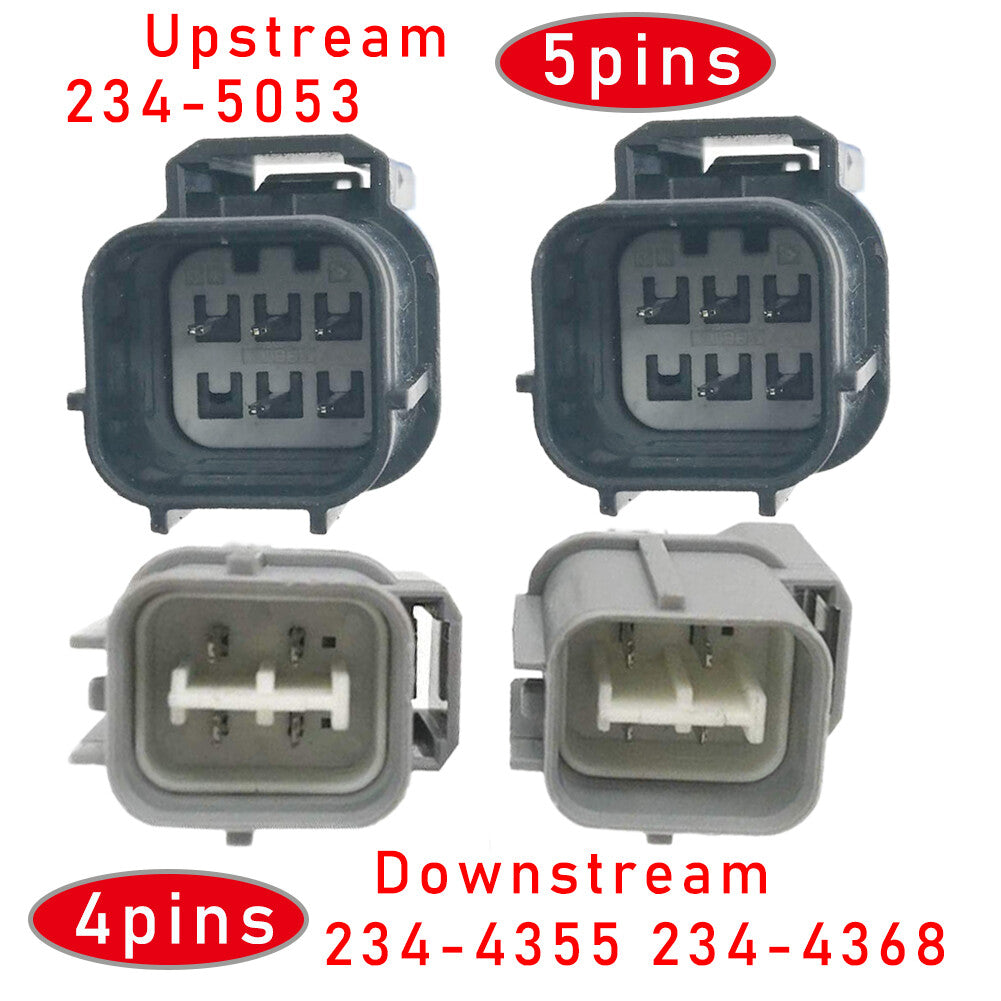 Four oxygen sensors for 2007-2010 for Honda Odyssey 3.5L: upstream + downstream sensors.