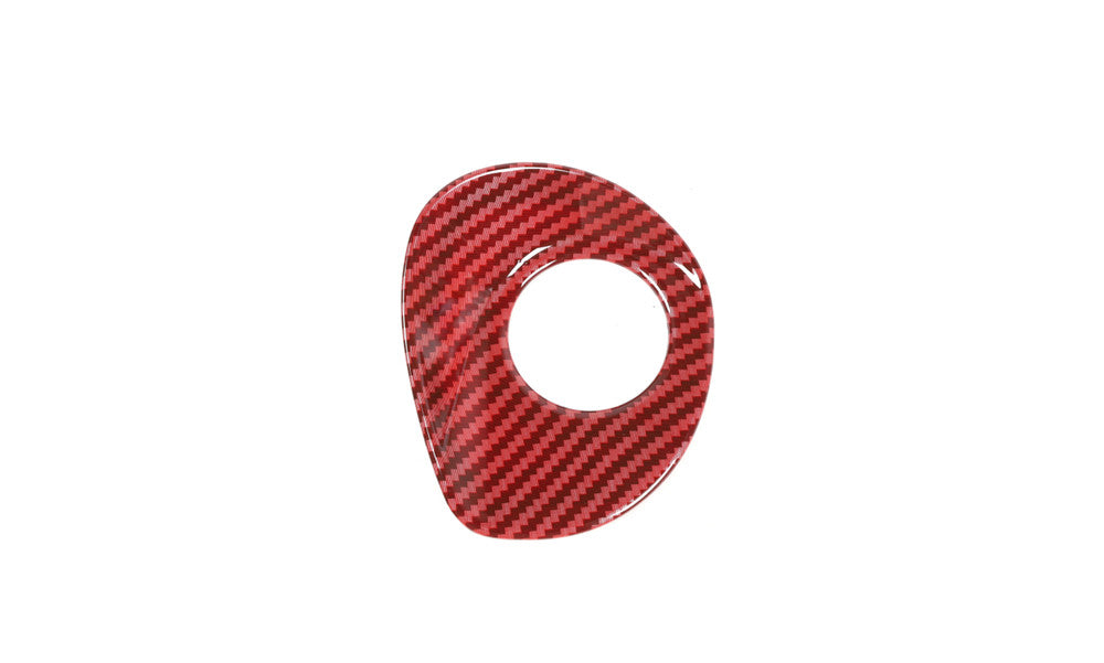 Ignition Start Switch Key Jack Cover for Suzuki for Jimny 2019+ ABS Red Carbon Fiber