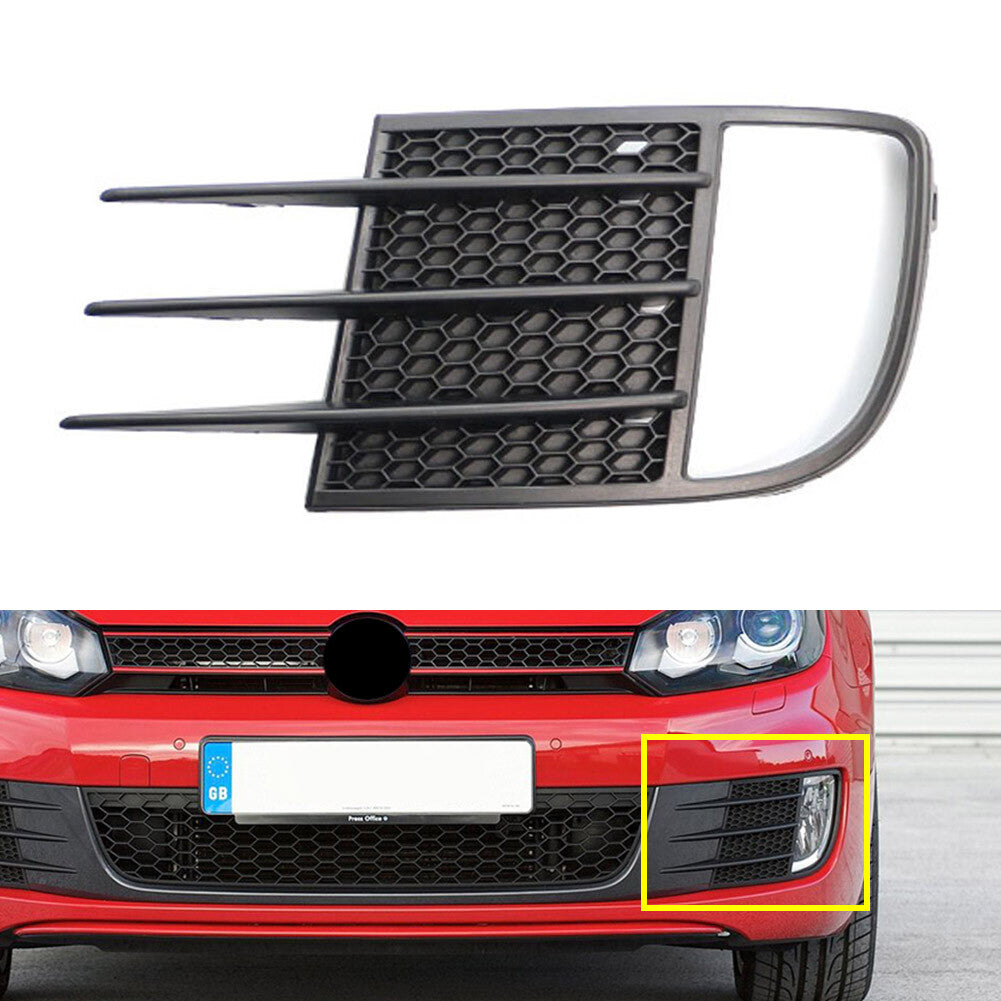 for VW for Golf 6 MK6 2008-2013 GTI/GTD Front Left Fog Light Cover Fog Lamp Trim