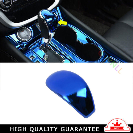 Inner Gear Shift Knob Head Cover Trim for Nissan Murano 2015-2021 Blue Titanium