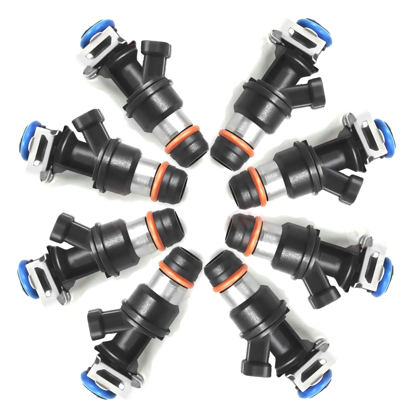 8Pcs/Set Fuel Injectors Auto Replacement for Chevy Silverado 5.3L/6.0L 25317628