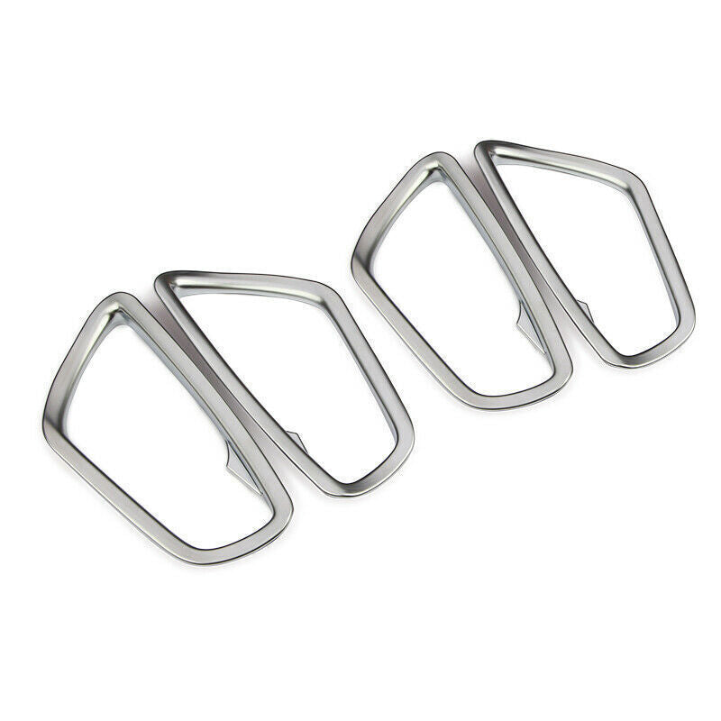 Inner Door Handle Bowl Cover Trim 4 for Honda for Civic 10th 2016-2021 Silver Matte