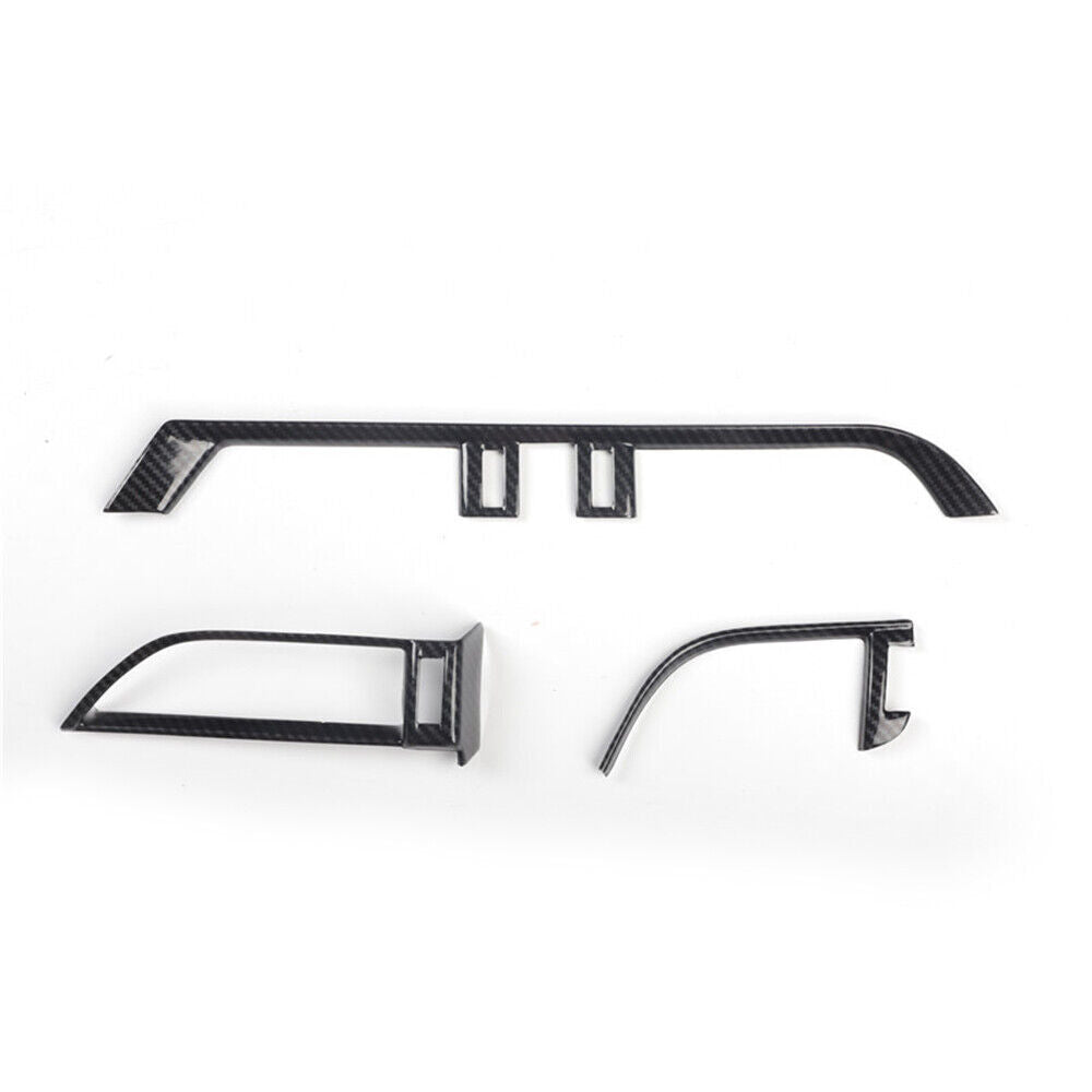 Middle Air Outlet Vent Cover Trim Fit for Lexus for ES 2018-2021 Black Carbon Fiber