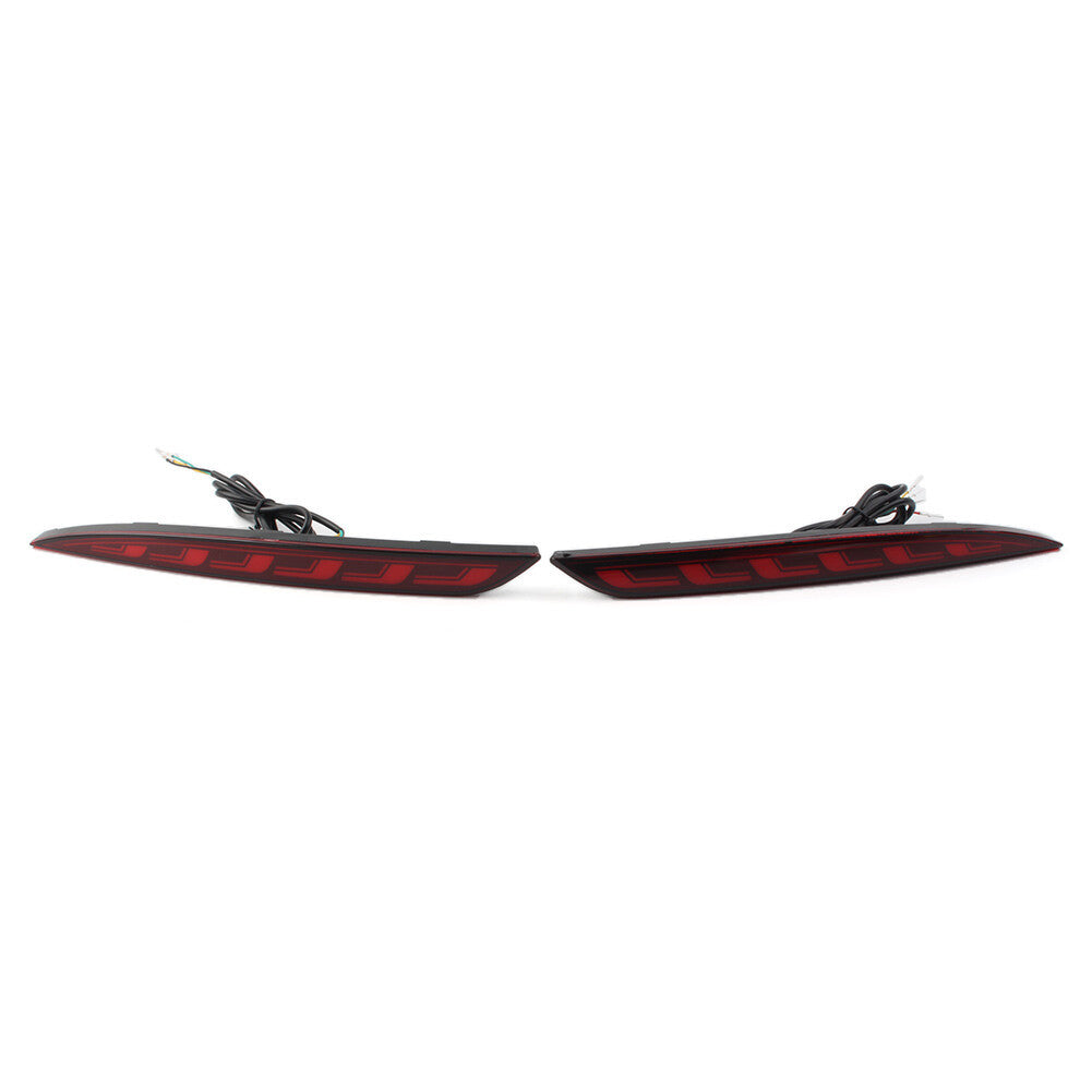 Rear Brake Light Dynamic Turn Signal Lamp Reflector Fit for Tesla for Model Y 20-22 Red