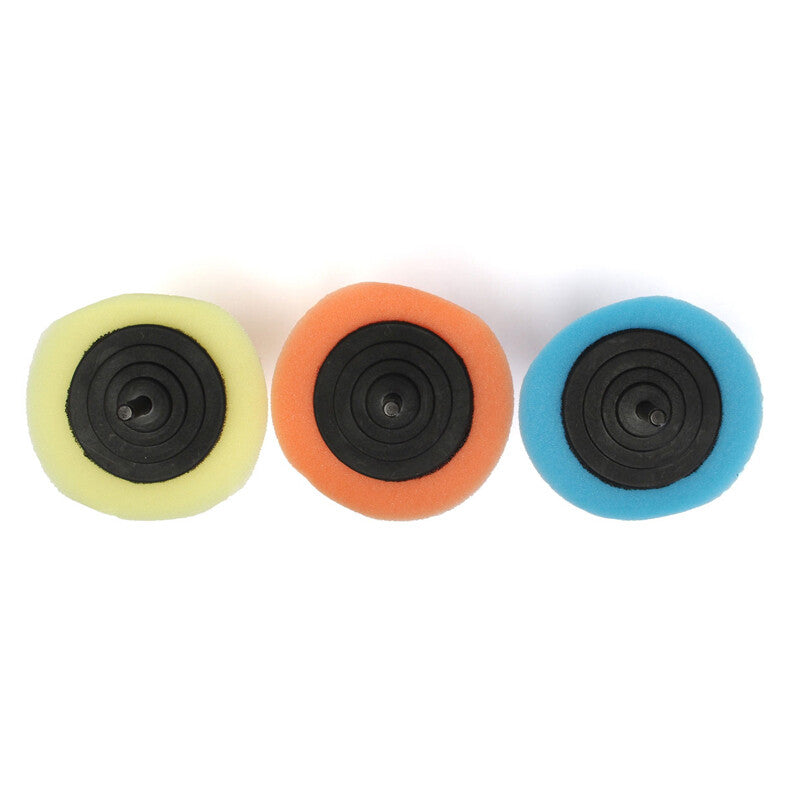 4-pack of foam sponge polishing cone pads for cleaning car wheels