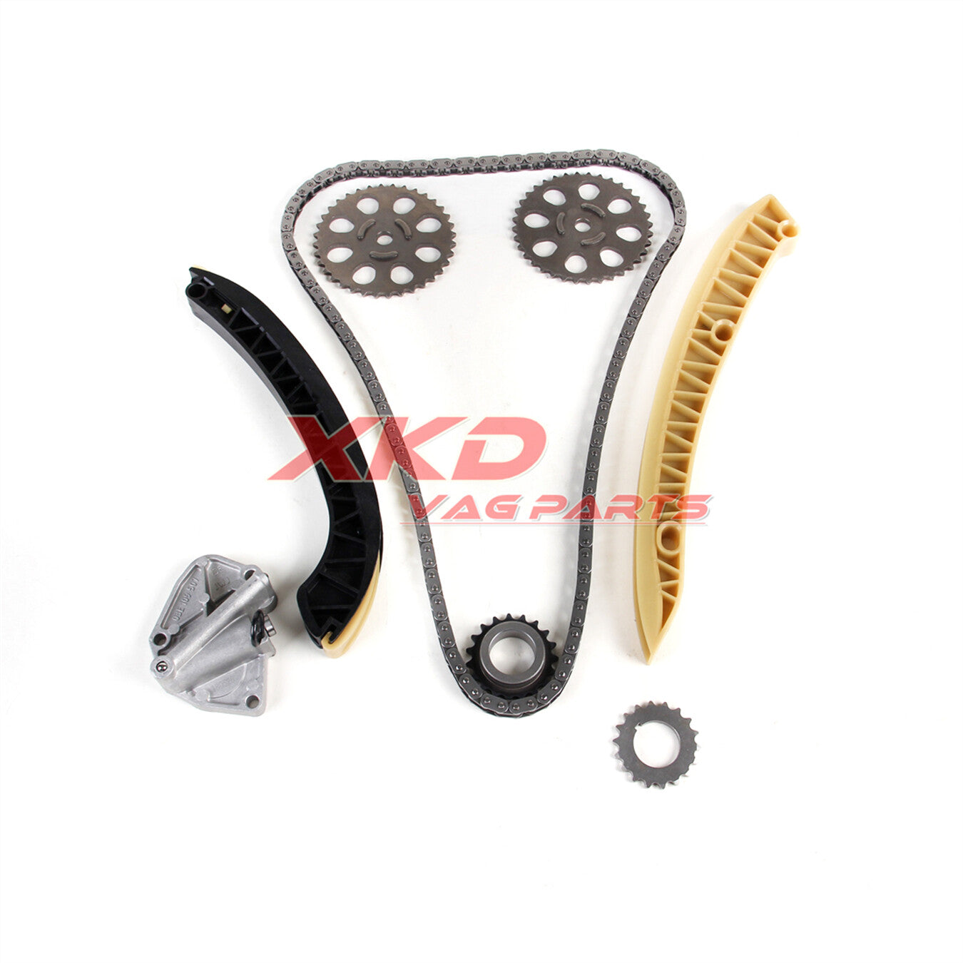 8-piece engine timing chain tensioner kit for Volkswagen Polo for SKODA Fabia 1.2L AZQ BME BZG