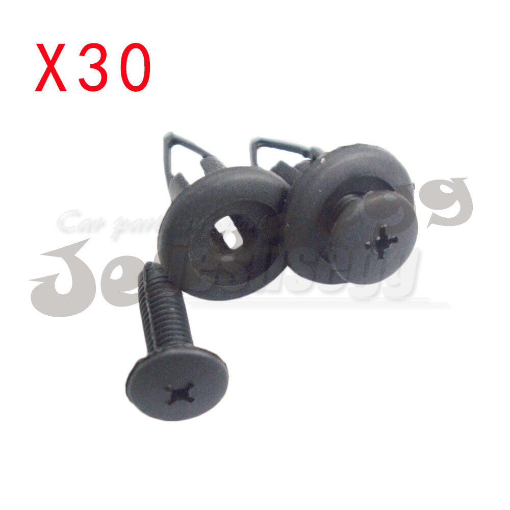 30pcs 90467-09101 Bumper Fender Splash Guard Retainer Clips Fastener for Toyota