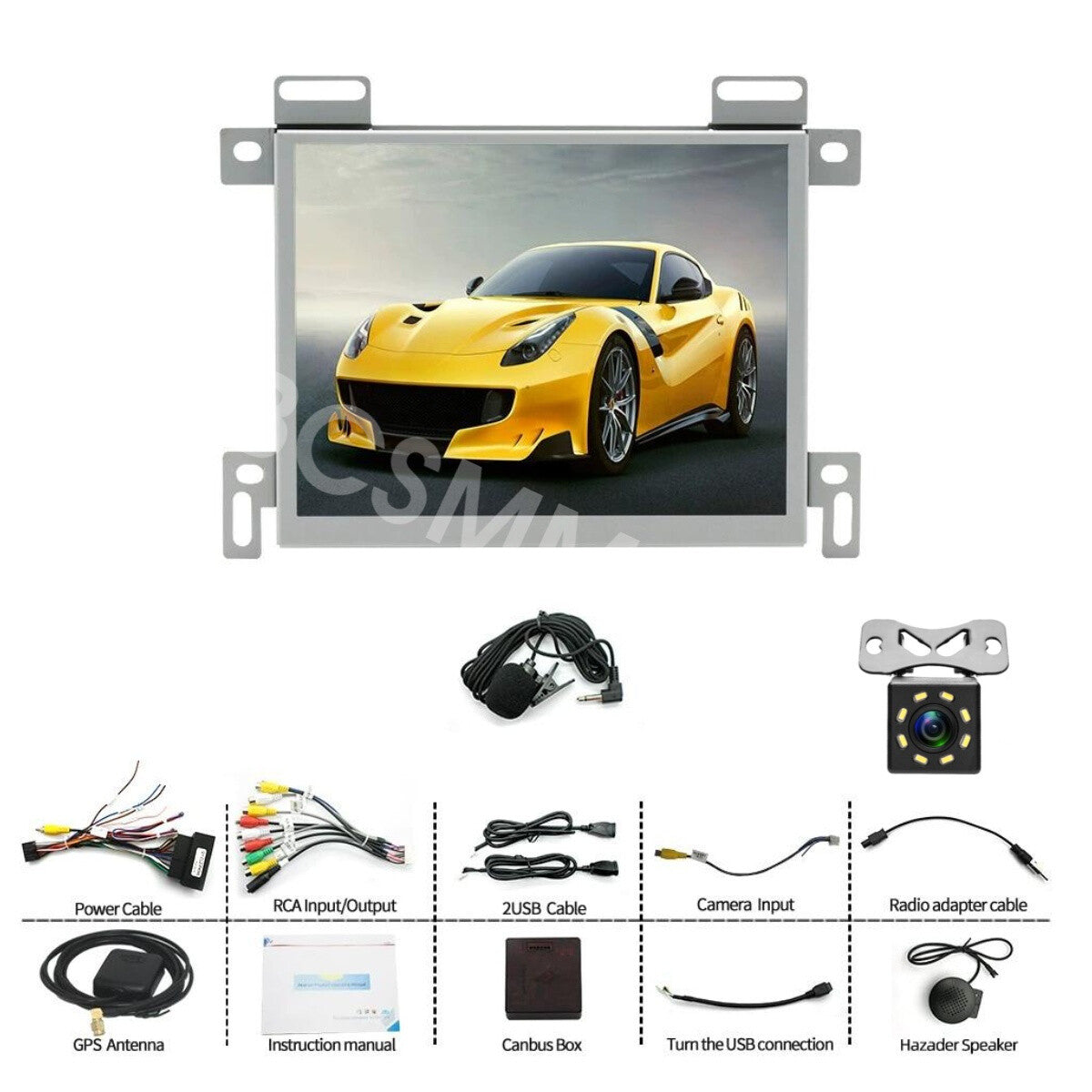 Android 14 Car Radio Touch Screen GPS Navi 2Din Fit for Dodge Durango 2014-2020