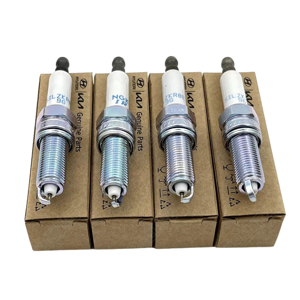 Equipment Manufacturer Spark Plugs (4 pieces) for 2011-2019 Santa Fe Sport Sonata 2.0L Turbo / 2.4L Hybrid