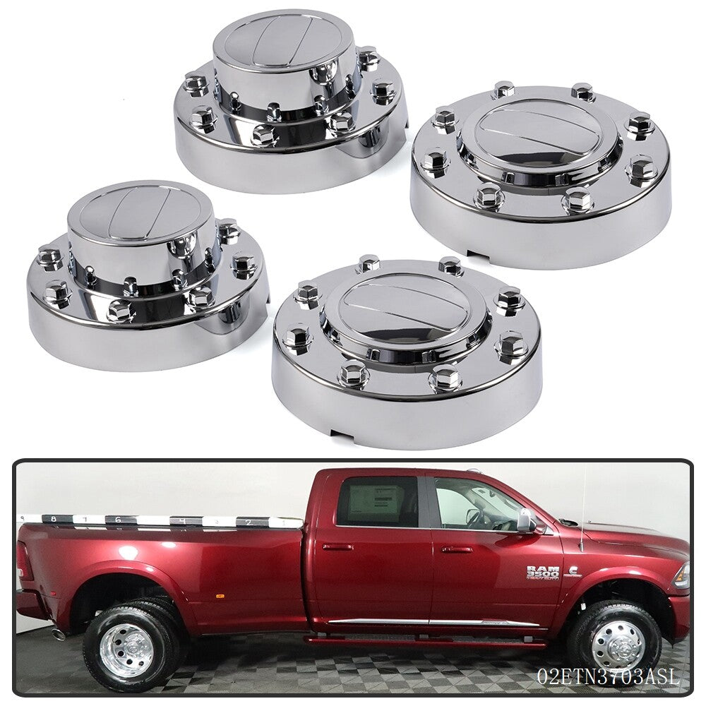 Suitable for 2011-2018 for Dodge for Ram 3500 1-ton dual aluminum alloy wheel center cover kit.