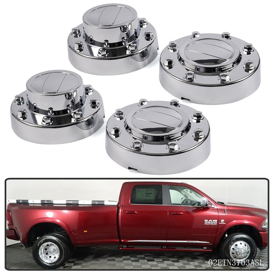 Suitable for 2011-2018 for Dodge for Ram 3500 1-ton dual aluminum alloy wheel center cover kit.