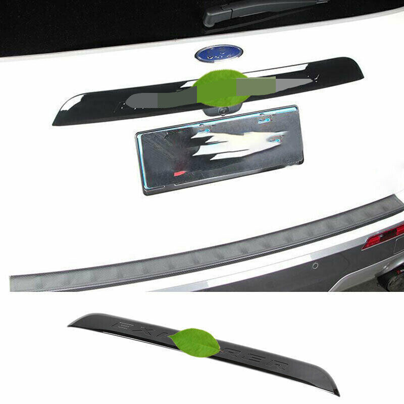 New Glossy Black Trunk Tailgate Panel Moulding Trim for Ford Explorer 2020-2023