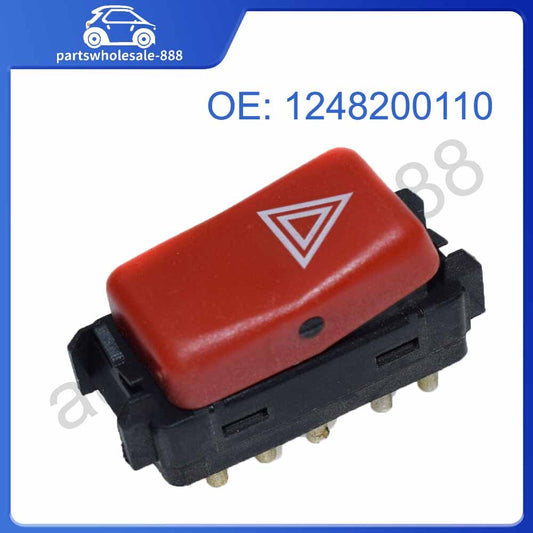 1248200110 new hazard warning light switch suitable for Mercedes-Benz C280 400E 300E 300D